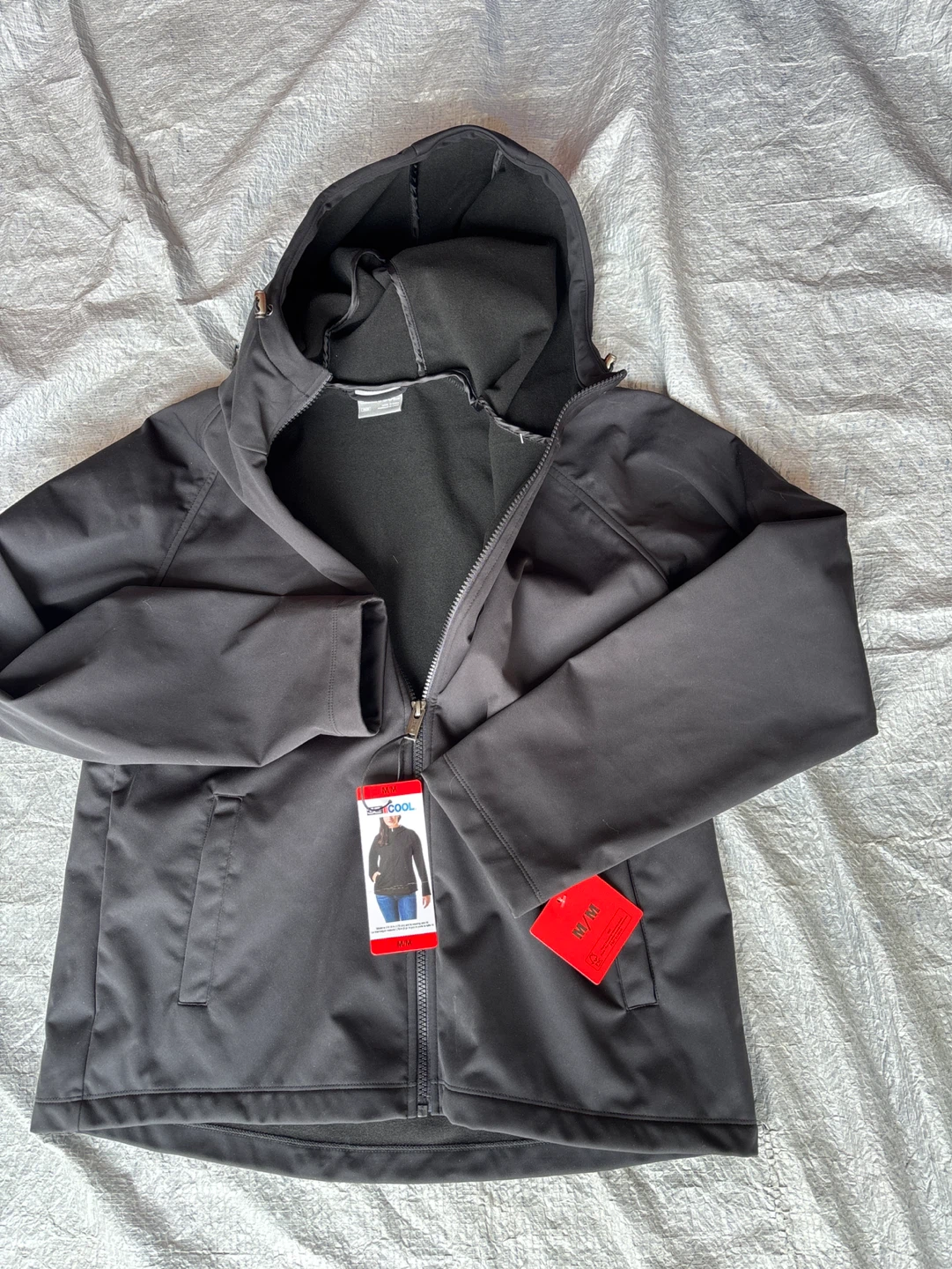 Black "32 DEGREES" Softshell Jacket - Size M