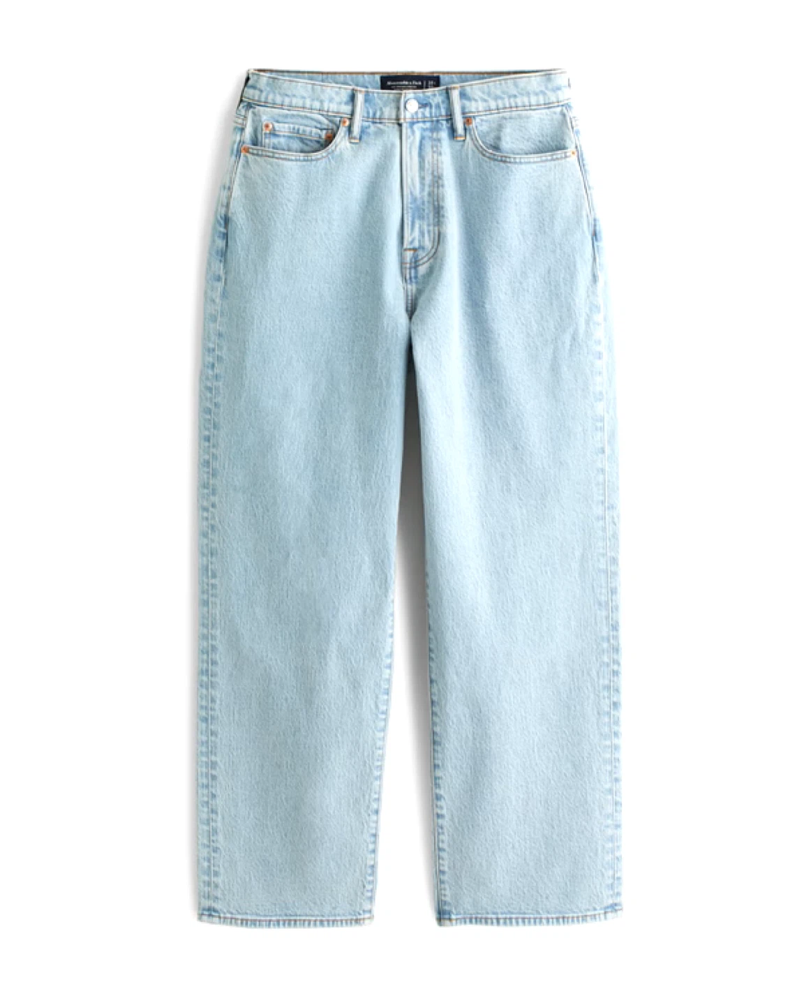 Men’s Abercrombie & Fitch Light Wash Athletic Fit Baggy Jeans - photo 2