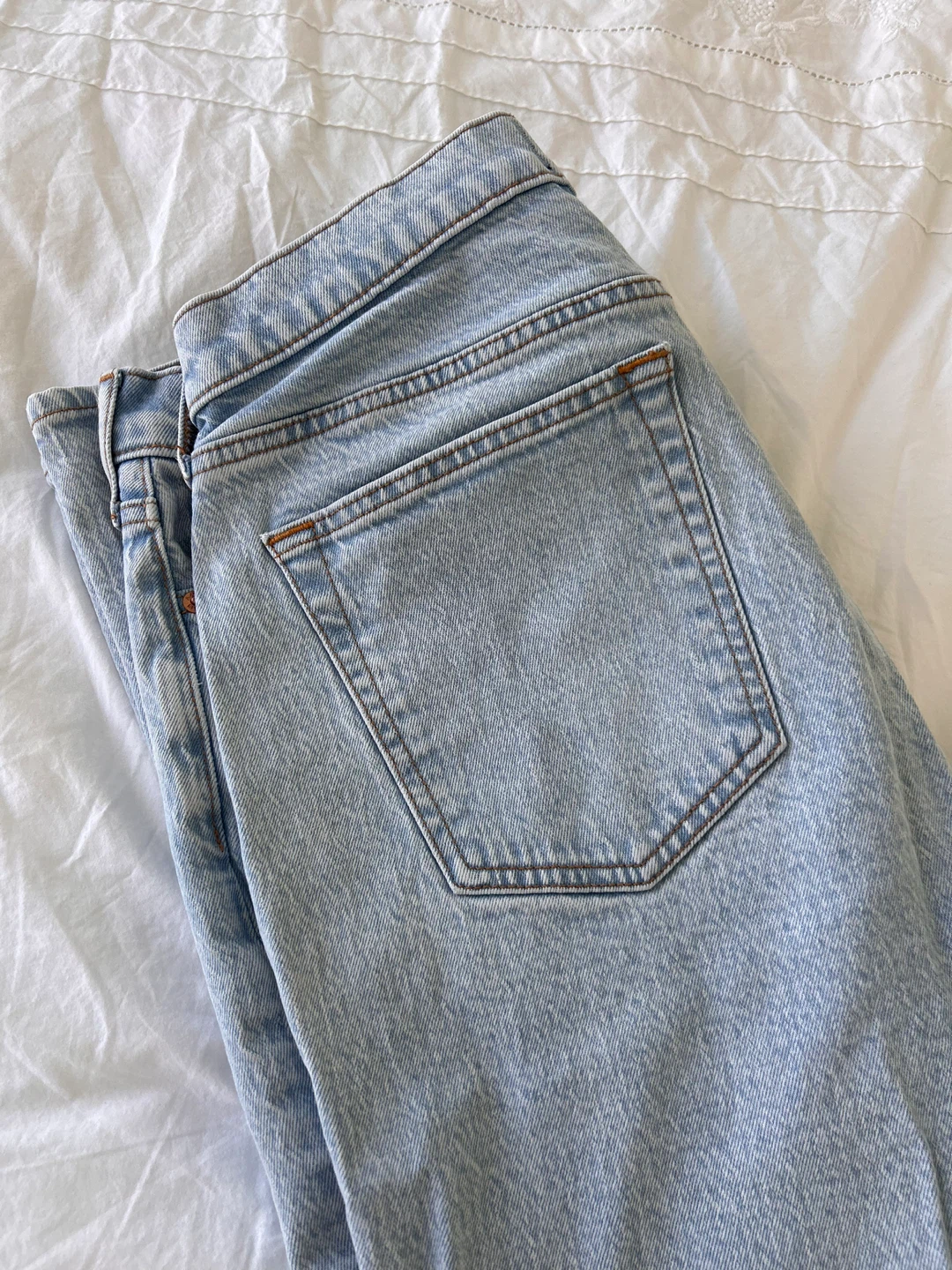 Men’s Abercrombie & Fitch Light Wash Athletic Fit Baggy Jeans - photo 5