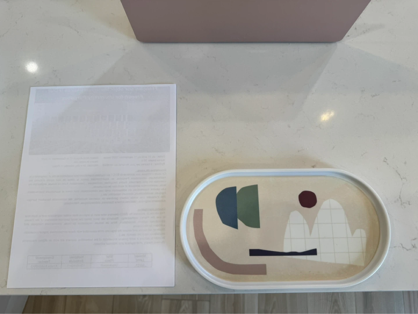 Small Oval Deco Tray