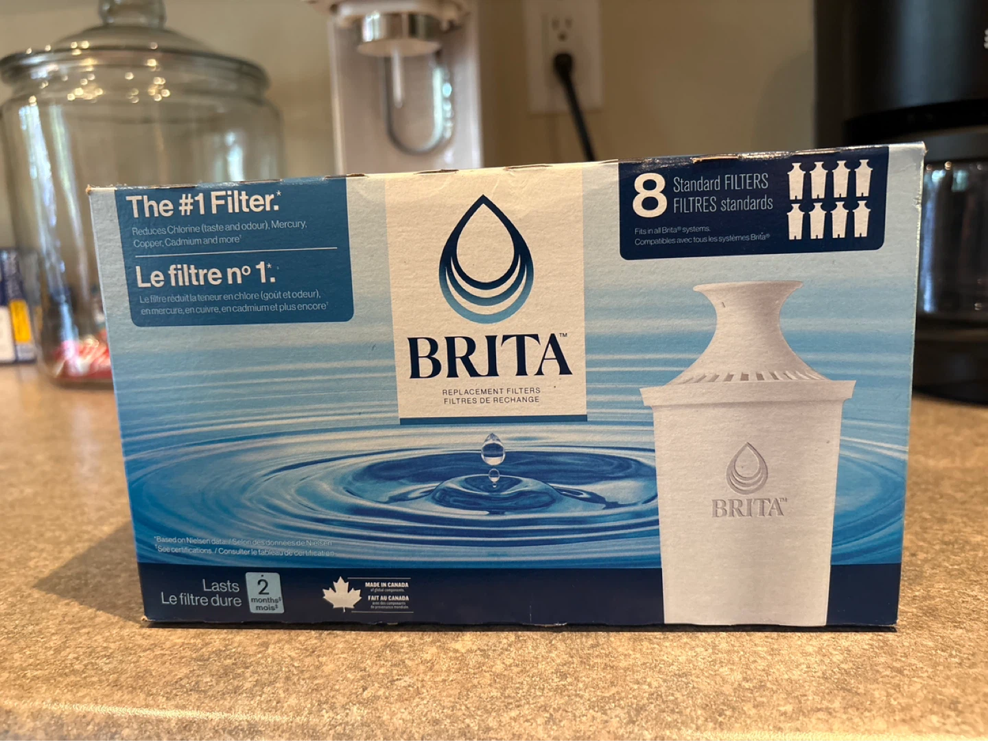 Brita Standard Replacement Water Filters - 8 Pack