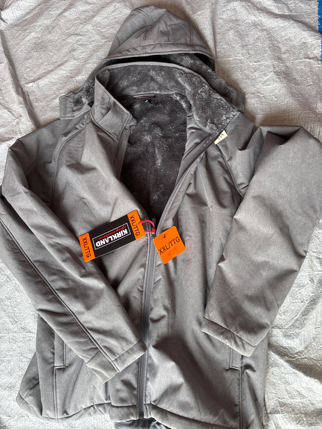 Men’s Kirkland Signature Fleece Lined Jacket XXL
