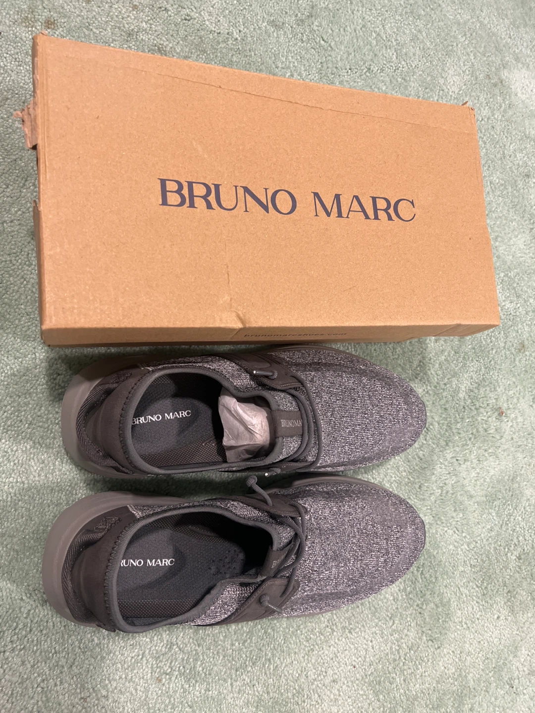 Bruno Marc Men's Knit Running Shoes size 10