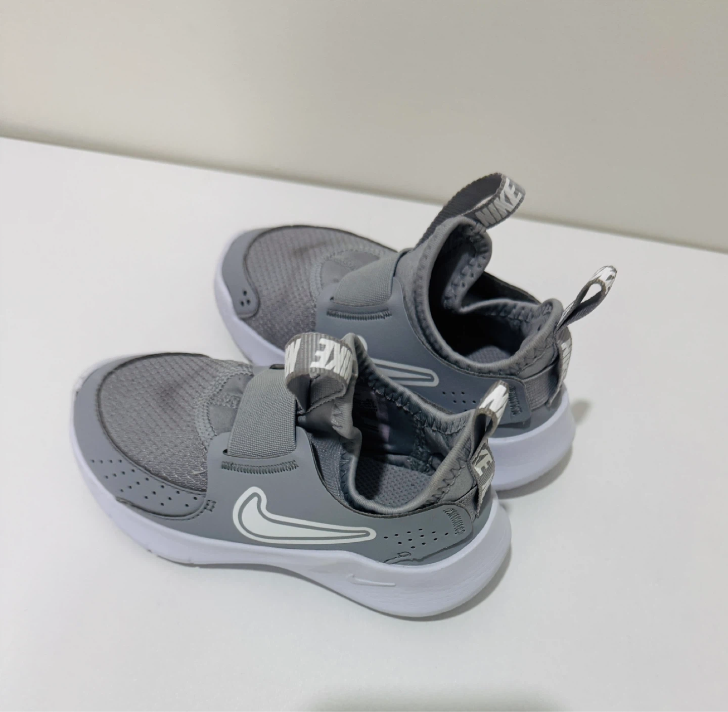 Nike Kids Grey Slip-On Shoes Size 9C - photo 2