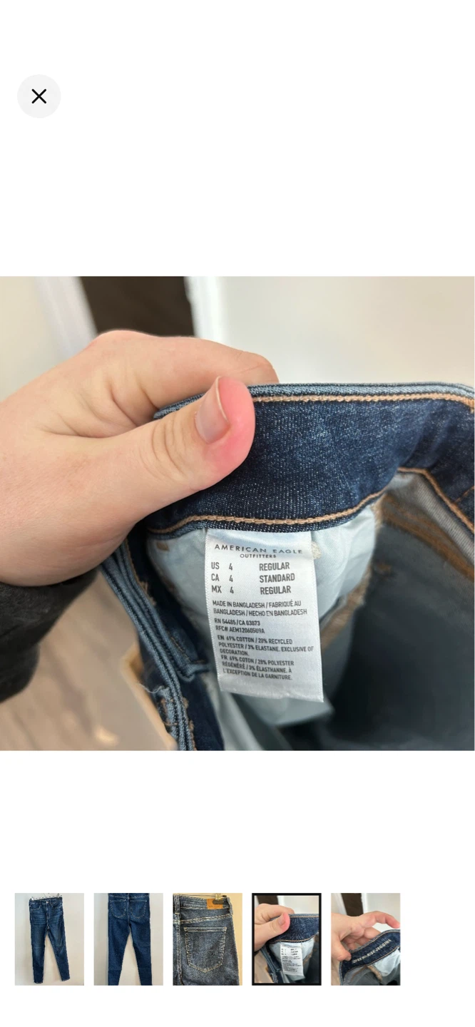 American Eagle Super Hi-Rise Jegging Size 4 - photo 4