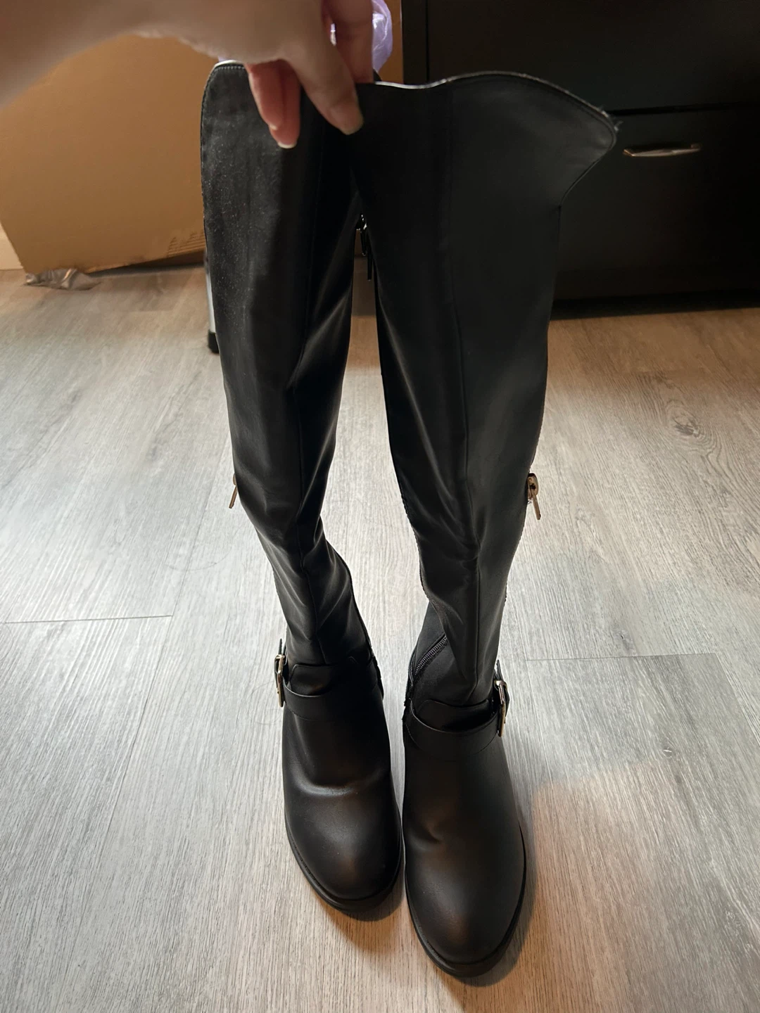 Black Knee-High Boots - photo 3