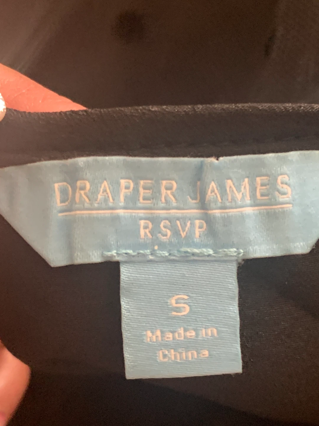 Draper James RSVP Black Polka Dot Dress Size S - photo 3