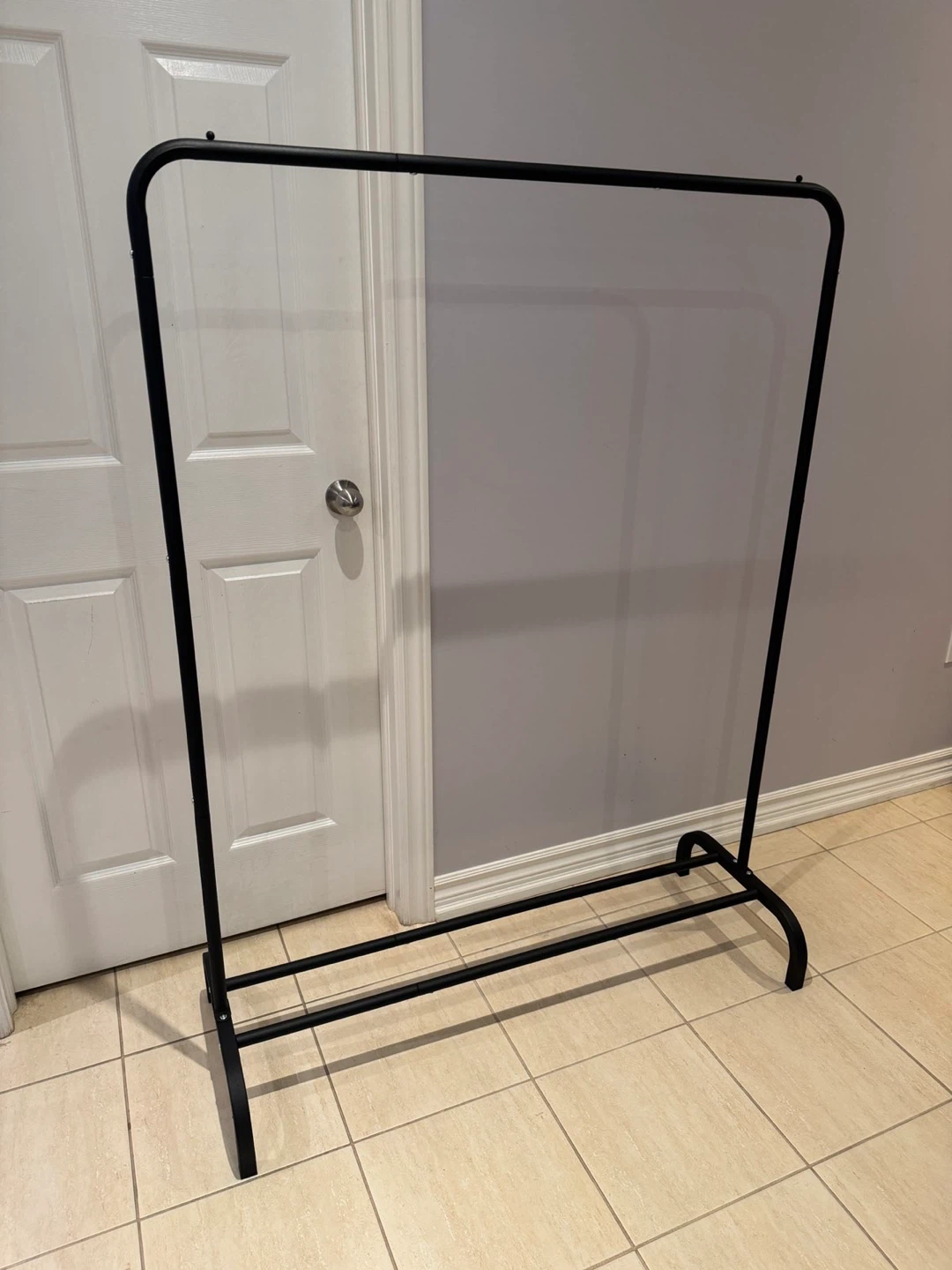Black Metal Clothes Rack