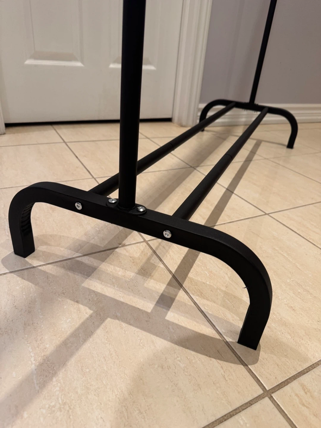 Black Metal Clothes Rack - photo 3