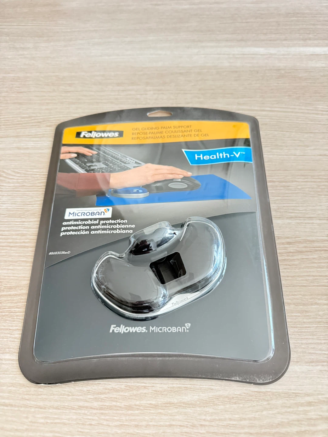Fellowes Health-V Gel Gliding Palm Support