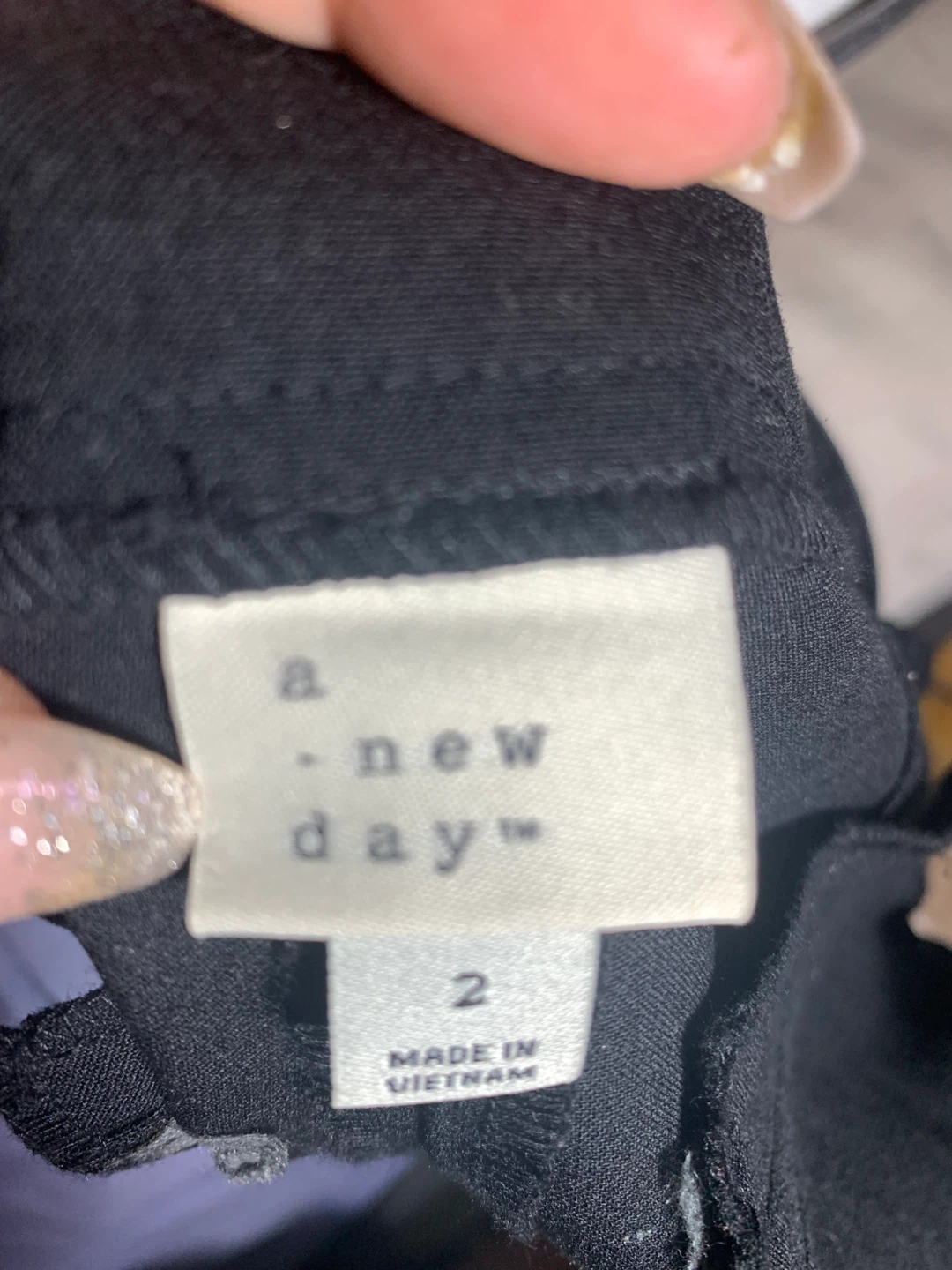 A New Day Black Skirt Size 2