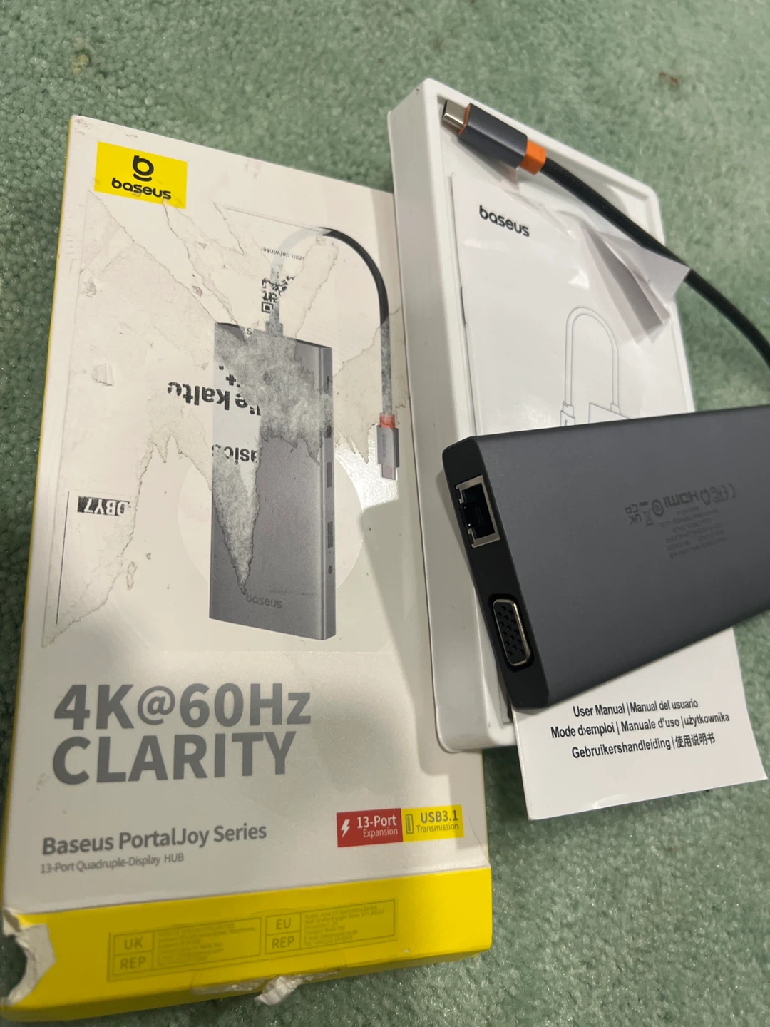 Baseus 4K@60Hz CLARITY USB Hub - photo 3