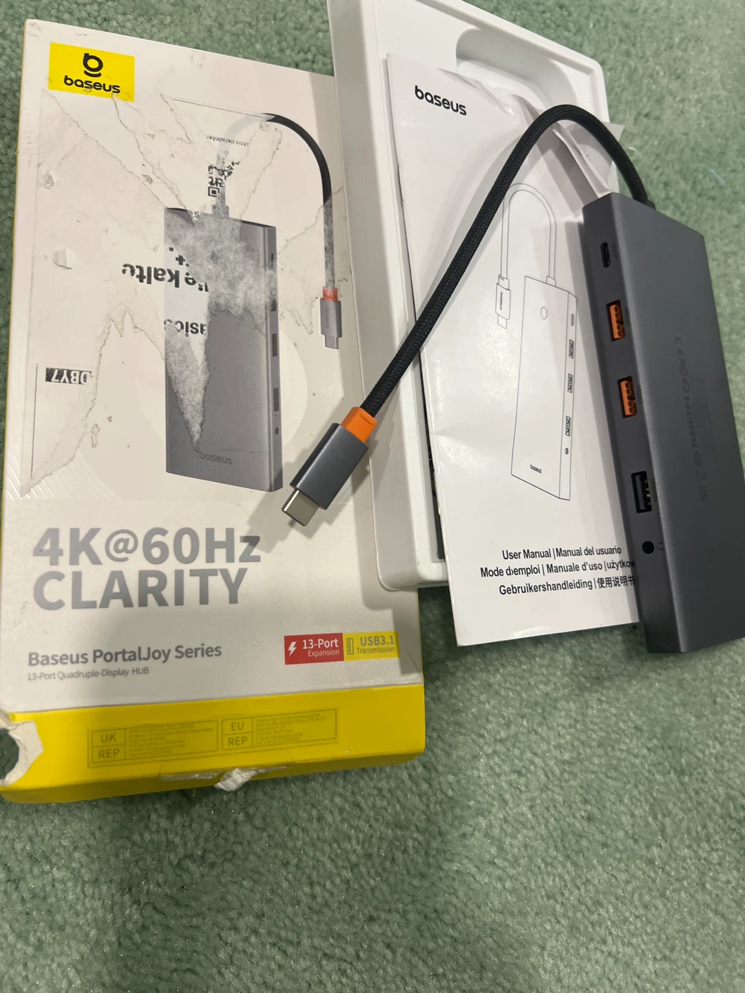 Baseus 4K@60Hz CLARITY USB Hub - photo 2