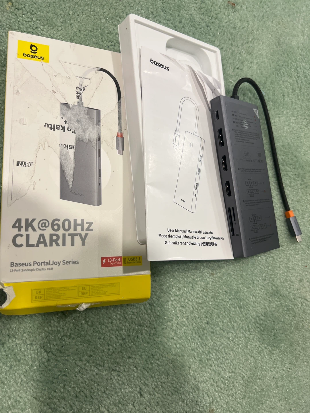 Baseus 4K@60Hz CLARITY USB Hub