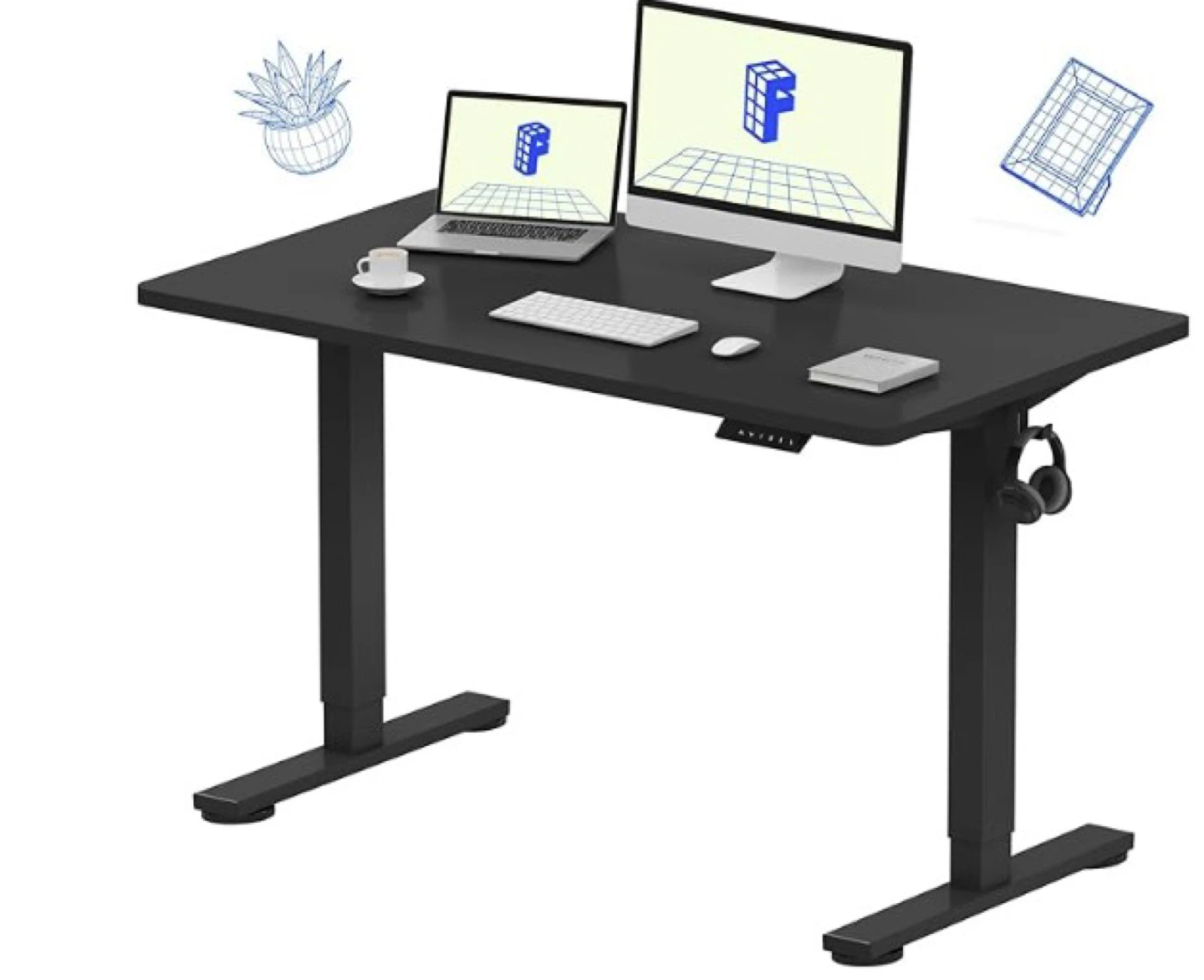 FLEXISPOT standing desk with electric adjustable
