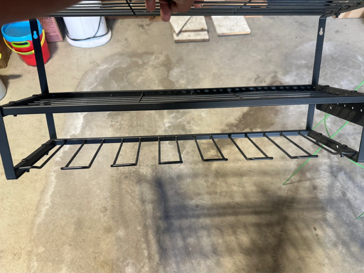 Wall Mount Power Tool Organizer Shelf Rack