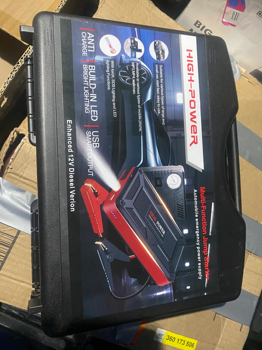 HIGH-POWER Multifunction Jump Starter & Air Compressor