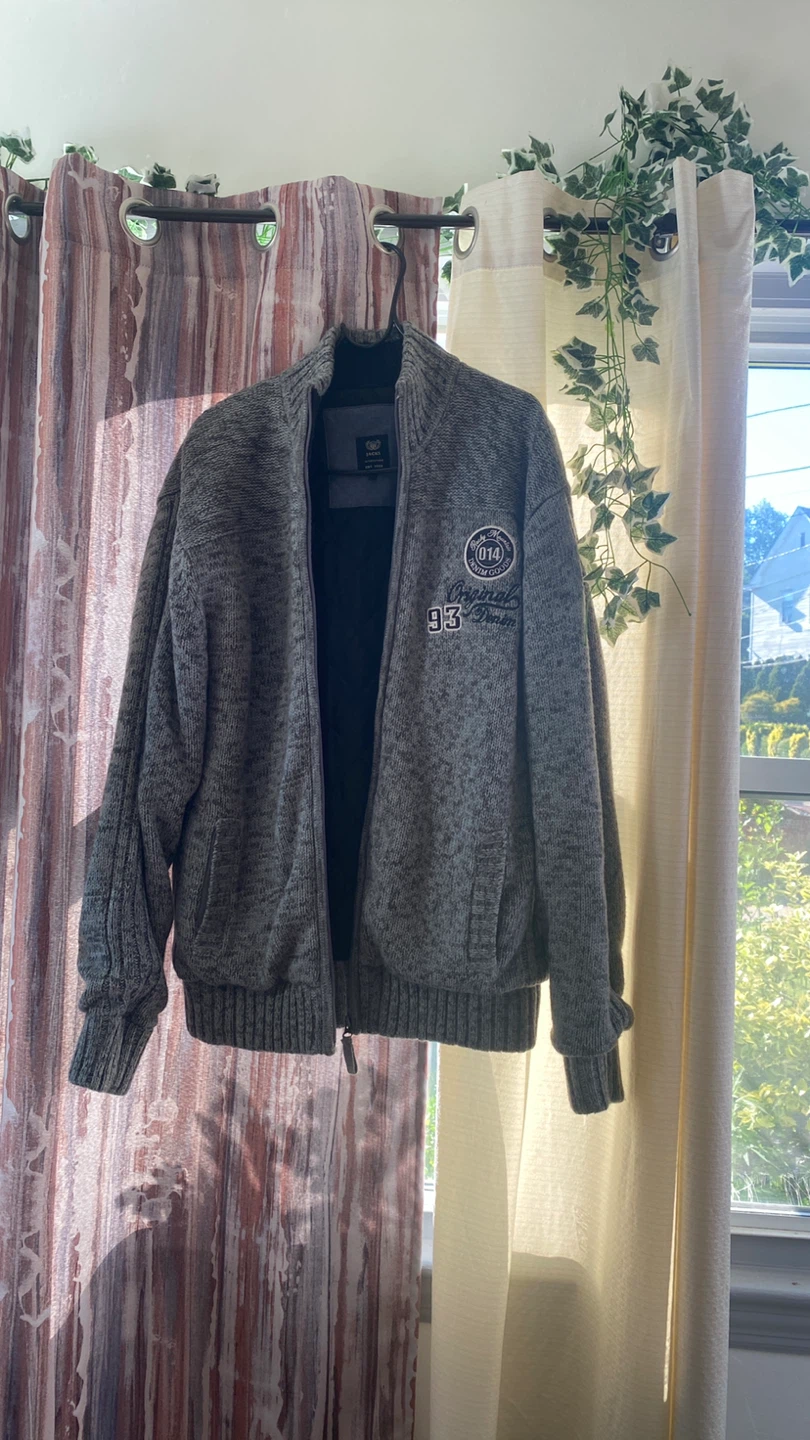 Jacks - Men’s XL Gray Bomber Jacket