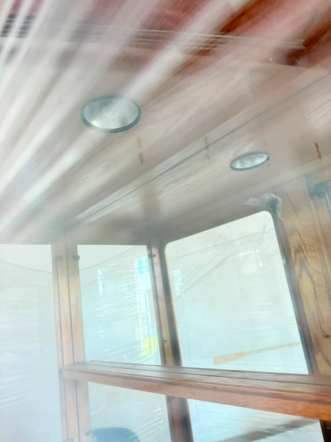 Wooden Display Cabinet with Glass Doors - photo 3