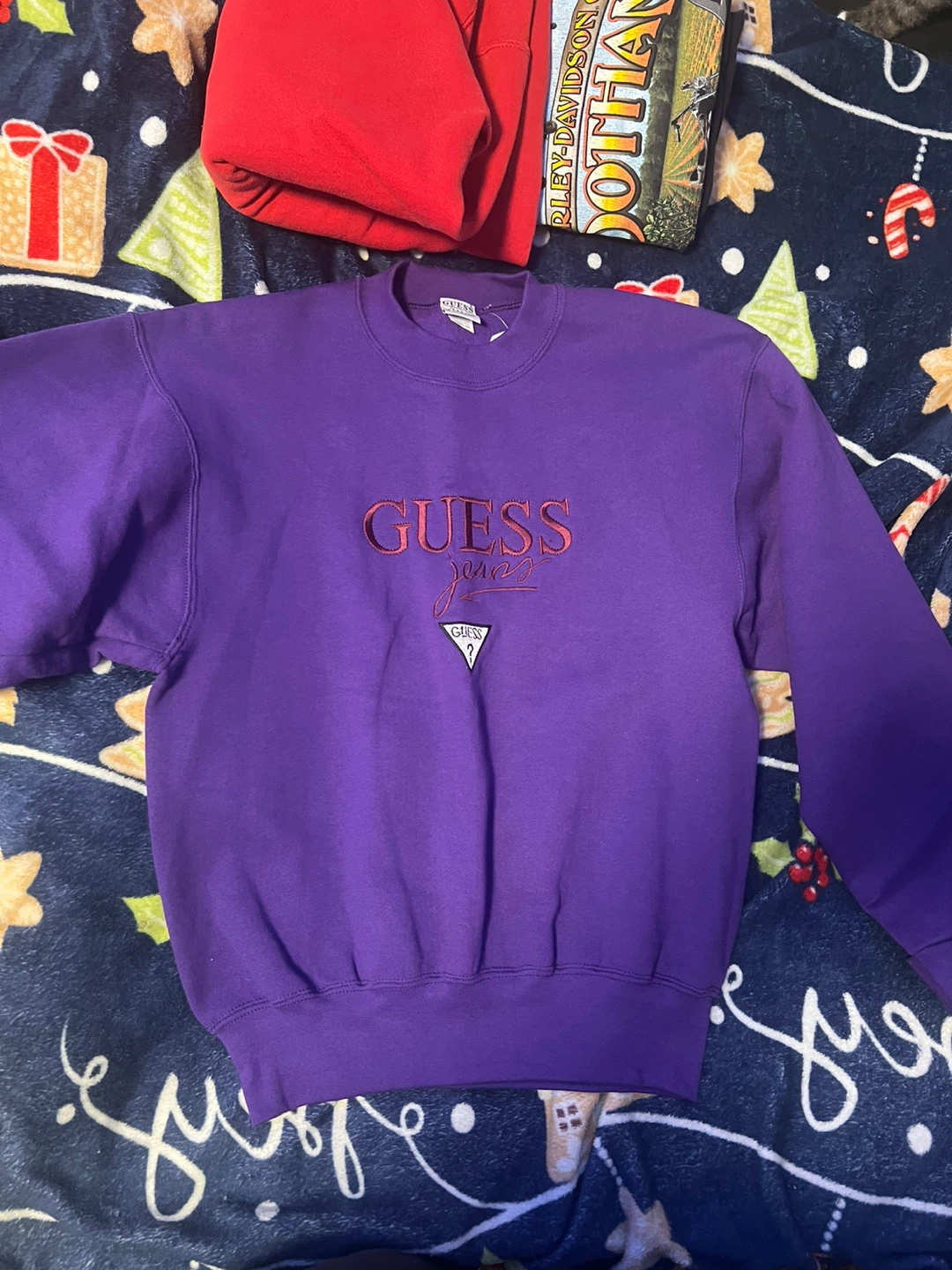 Purple Guess Jeans Sweatshirt