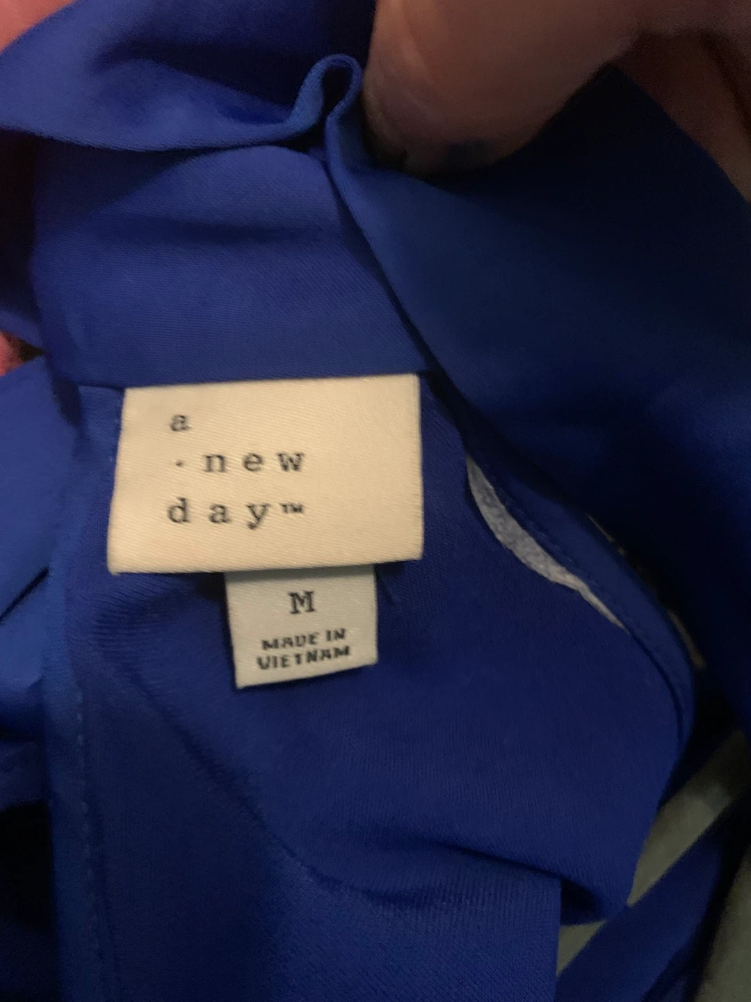 A New Day Blue Halter Top - Size M