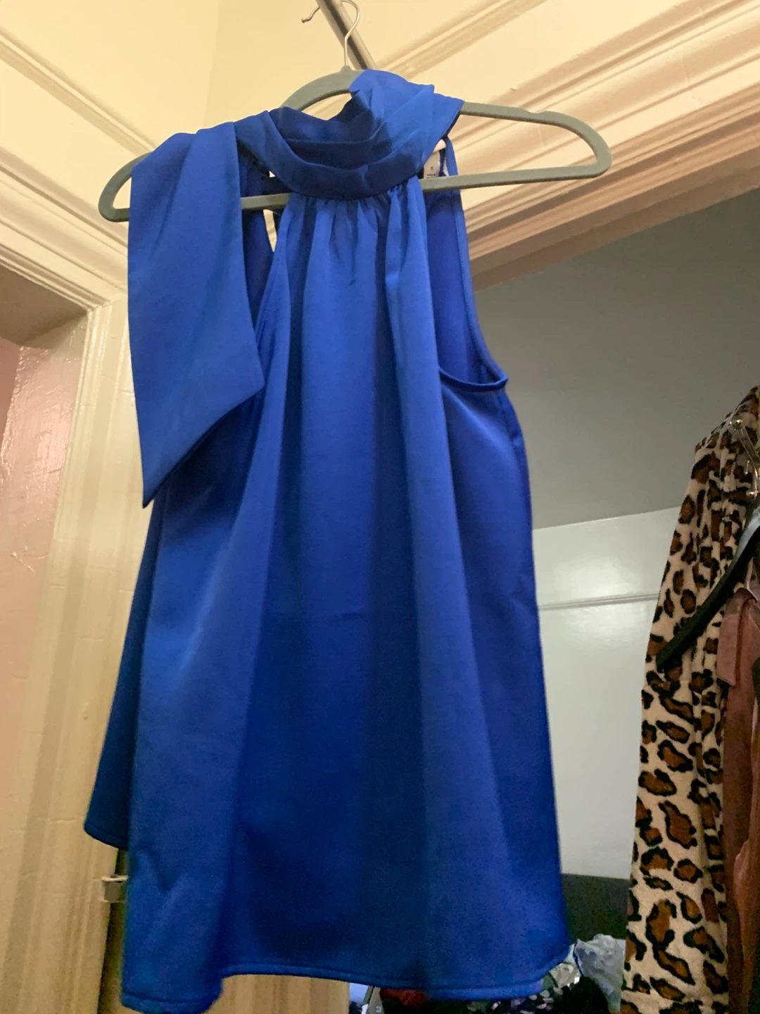A New Day Blue Halter Top - Size M - photo 3