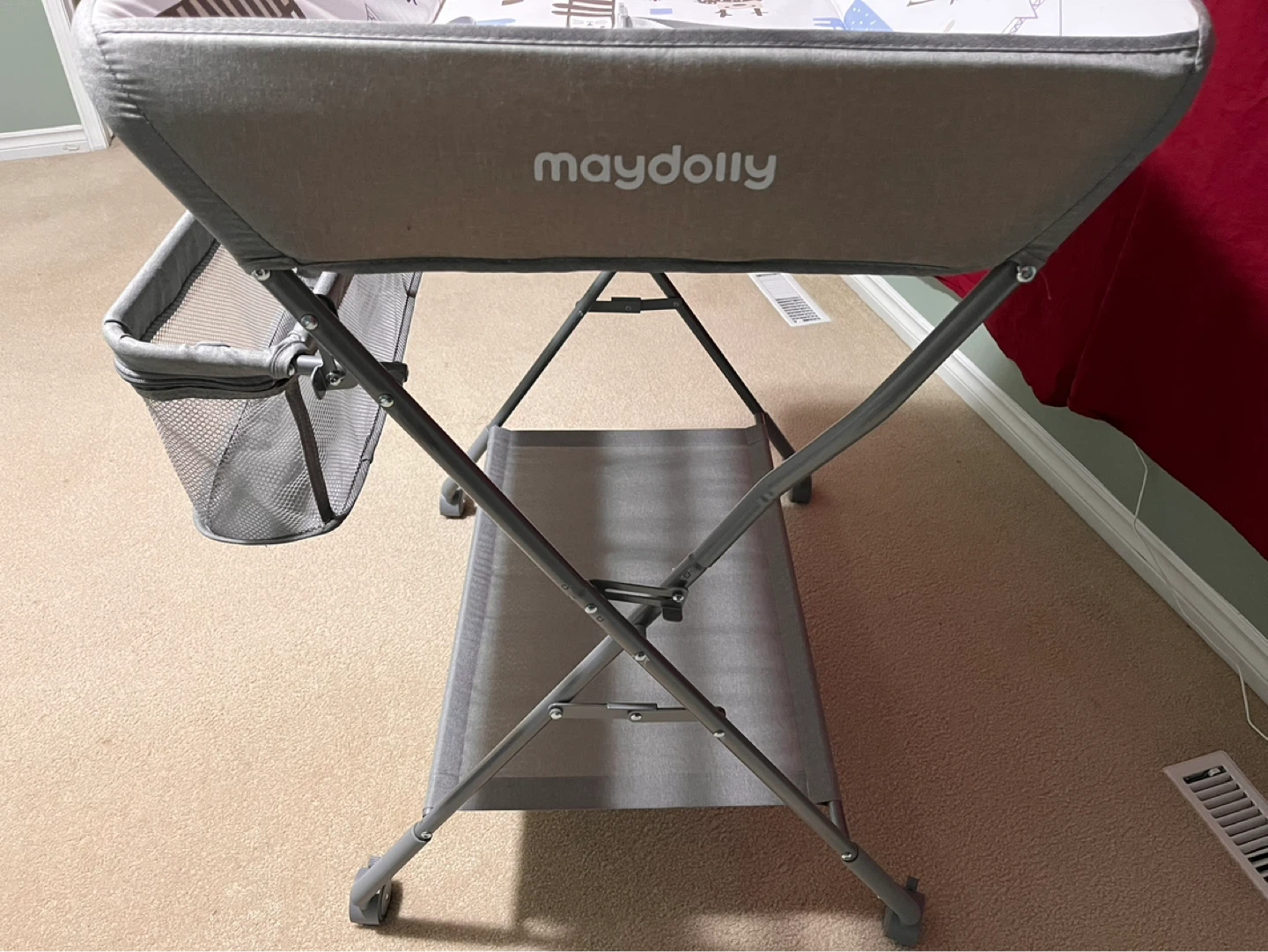 Maydolly Baby Changing Table with Storage Basket - photo 2