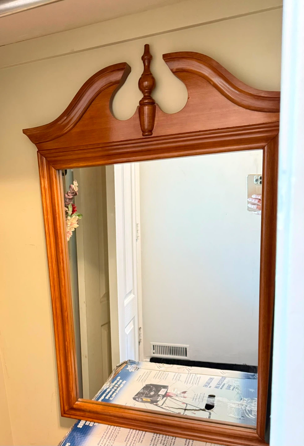 Wooden Framed Mirror