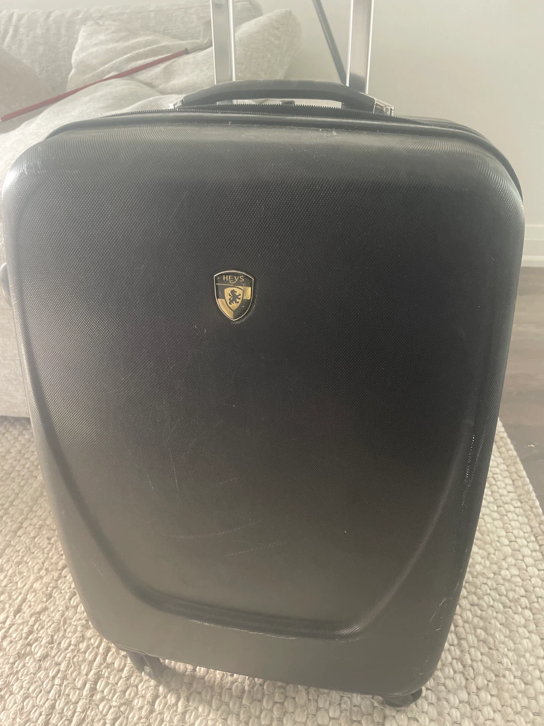 Black HEYS Luggage Carry-On Suitcase