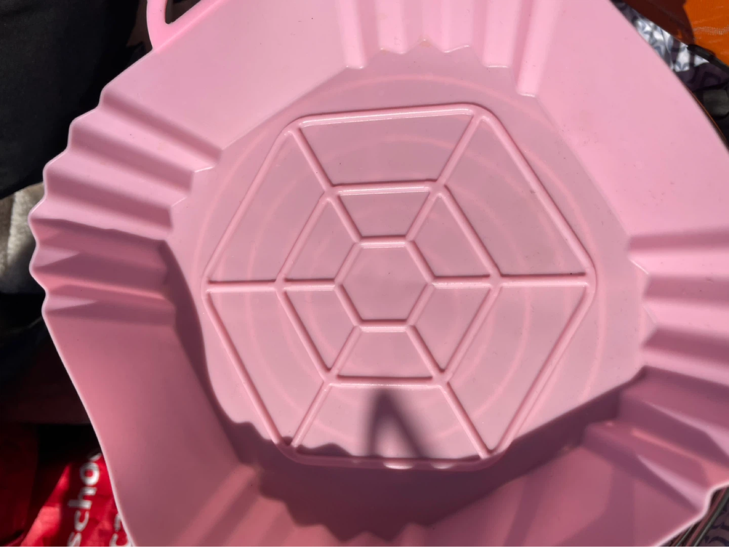 Pink Silicone Air Fryer Liner - photo 3