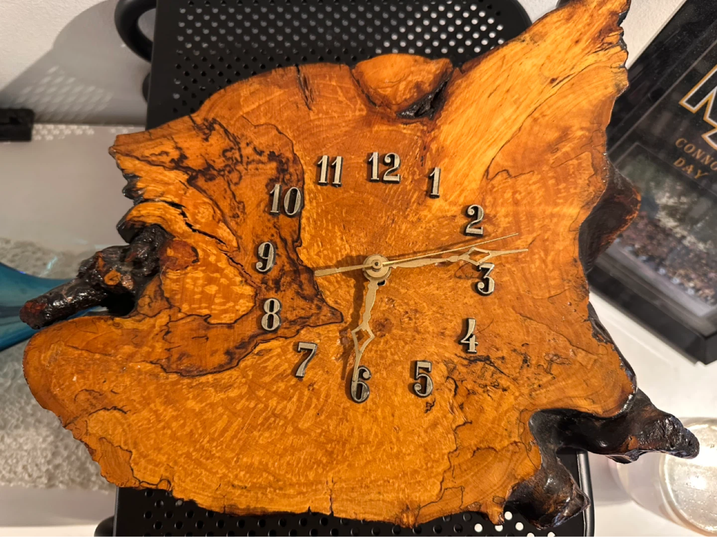 Wooden Slice Wall Clock