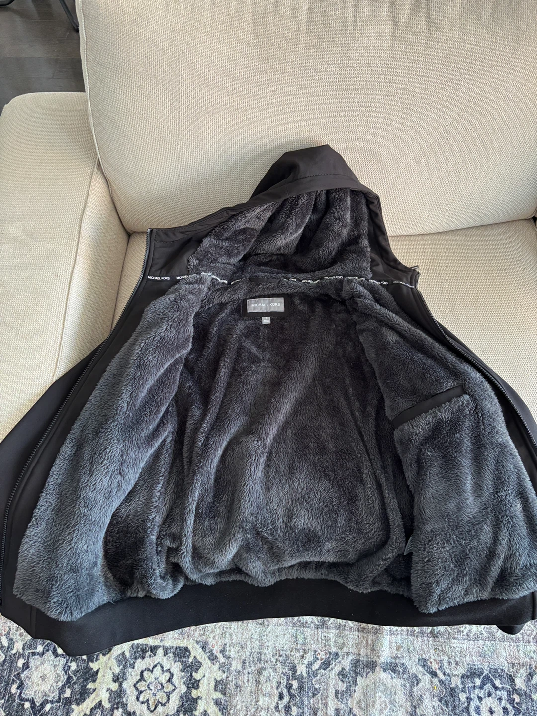 Michael Kors Black Hooded Jacket - photo 2