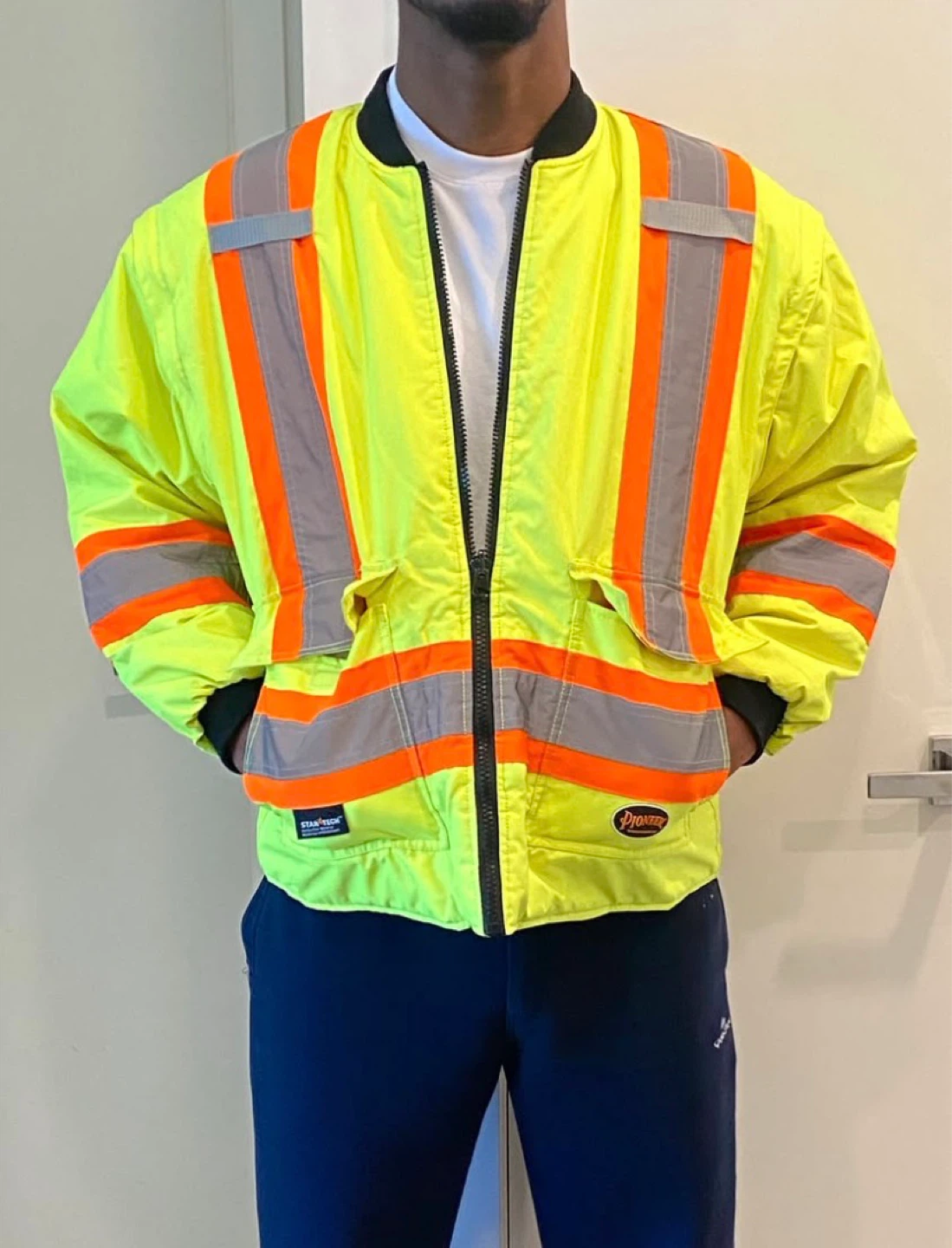 Pioneer Hi-Vis Reversible Bomber Jacket