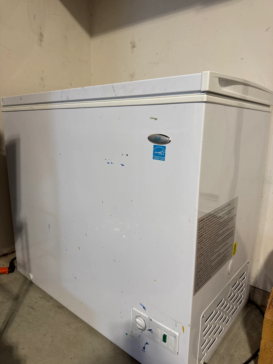 White Chest Freezer