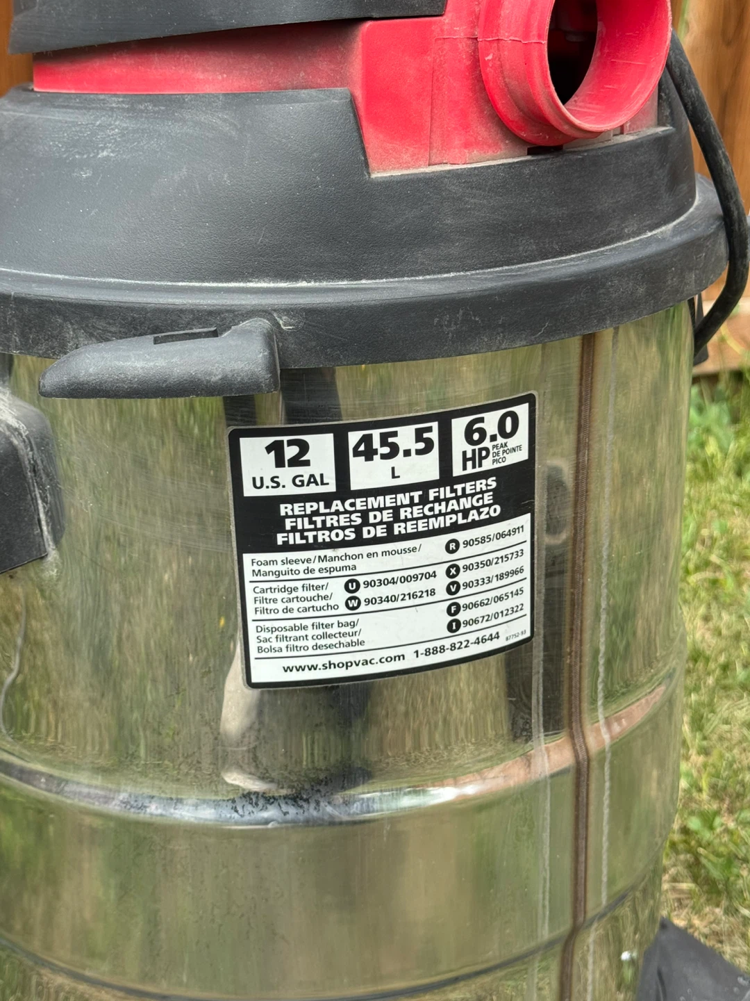 Shop-Vac 12 Gallon Wet/Dry Vacuum - photo 2