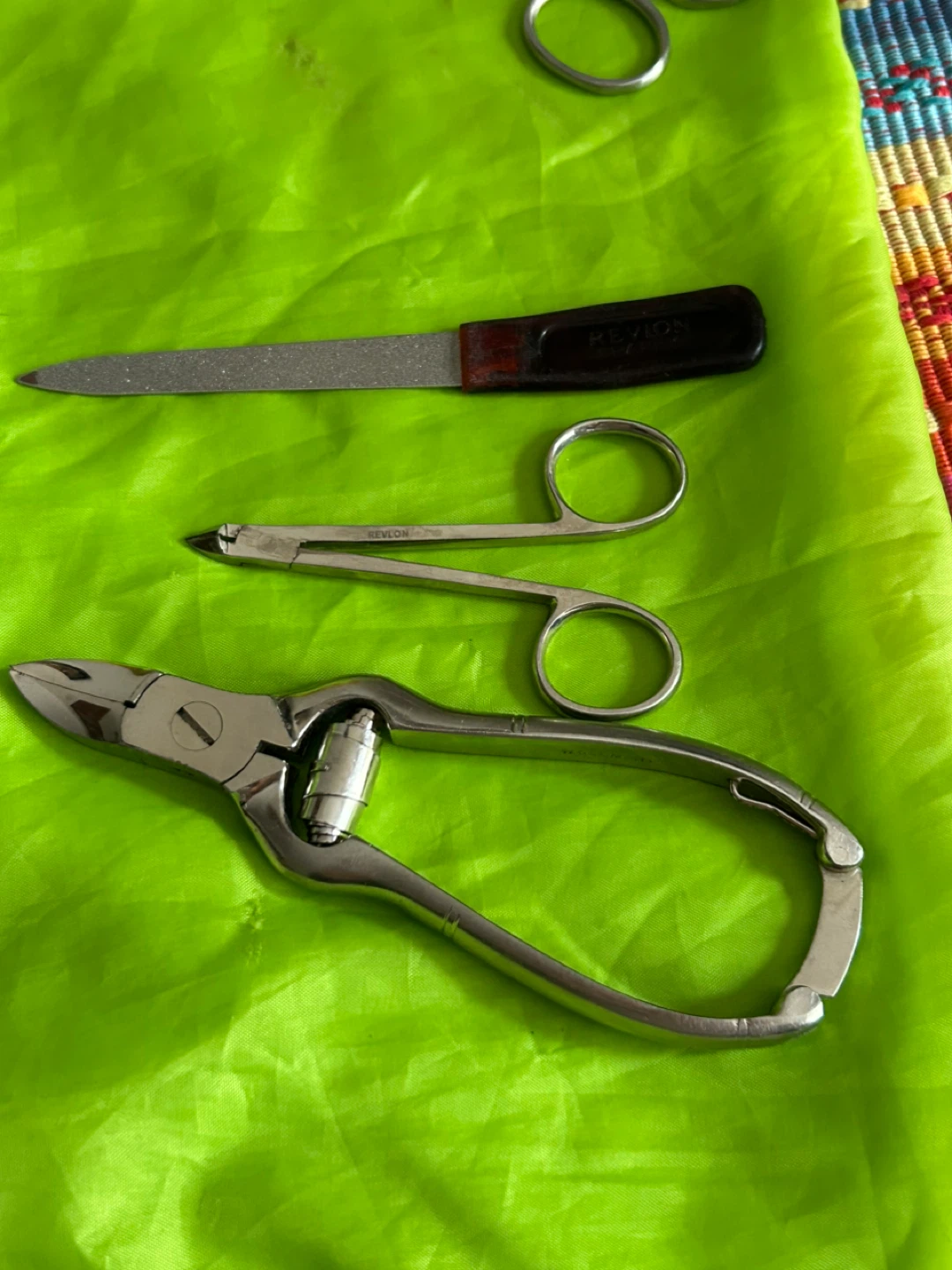 Revlon Cuticle Nipper & W. Germany Nail File