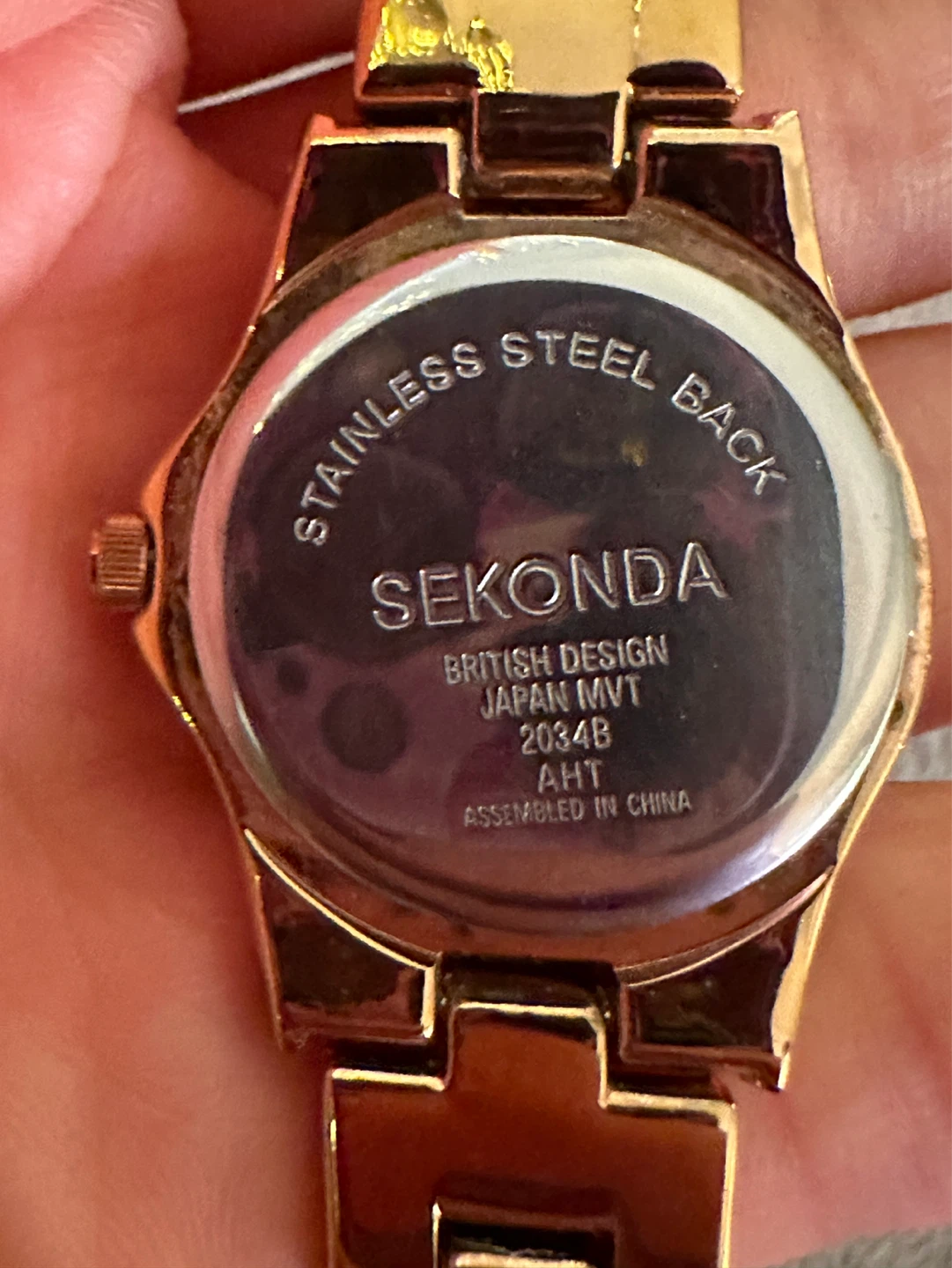 Sekonda Ladies Gold Tone Watch with Crystal Accents - photo 5