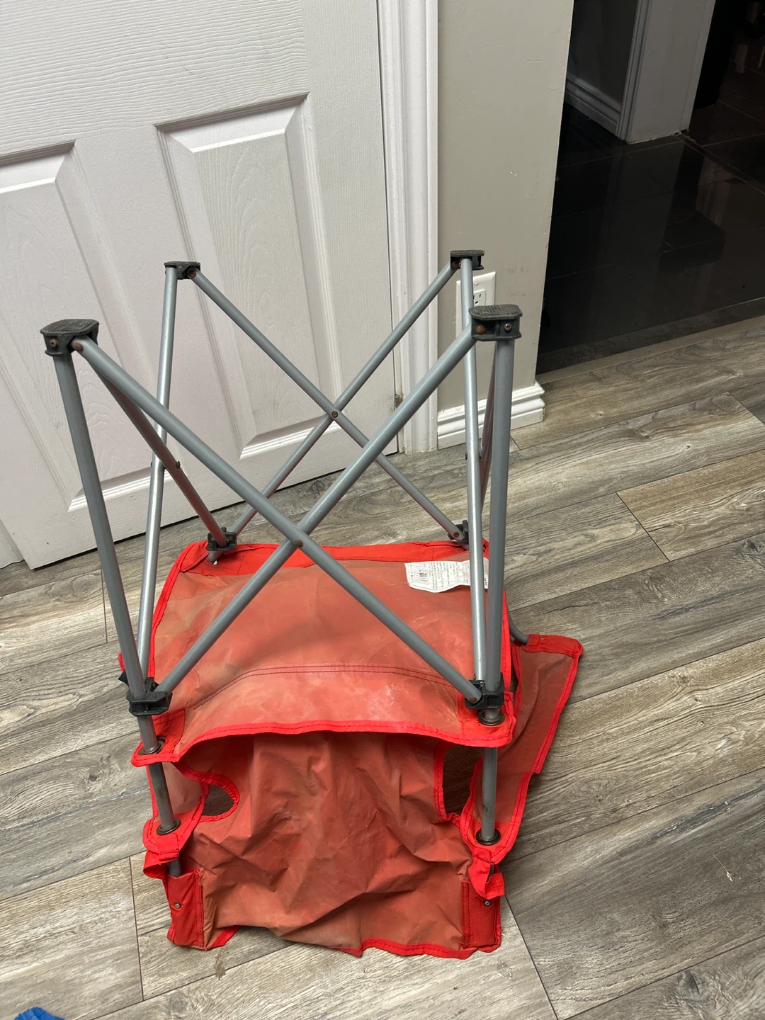 Red Camping Chair with Blue Carry Bag - photo 2