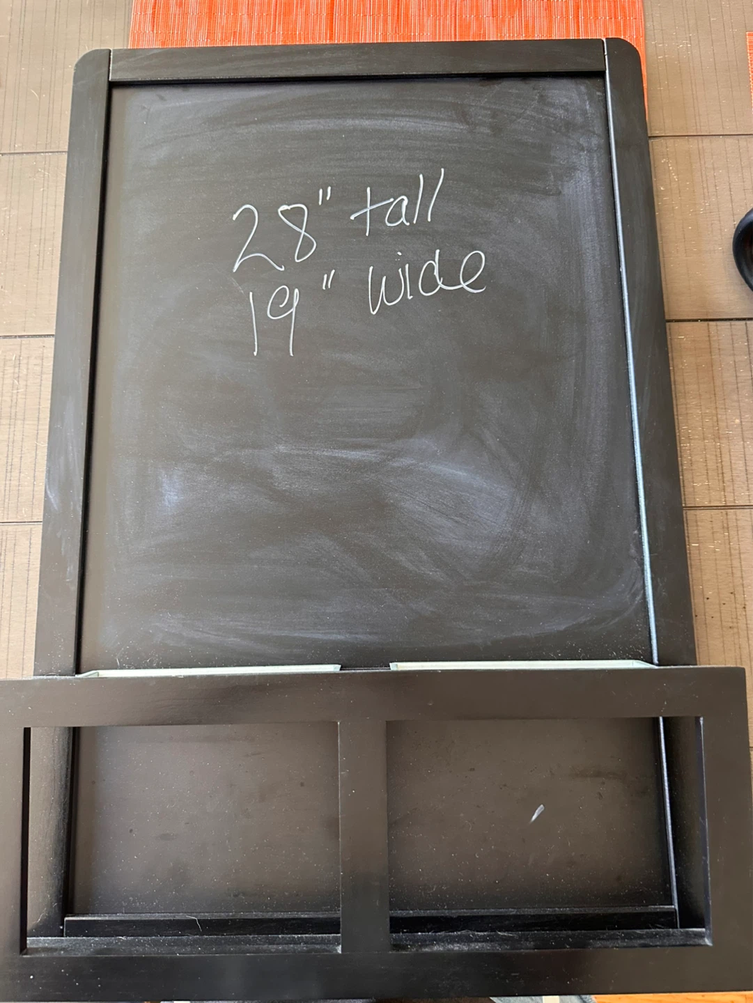 Chalkboard Easel with Tray