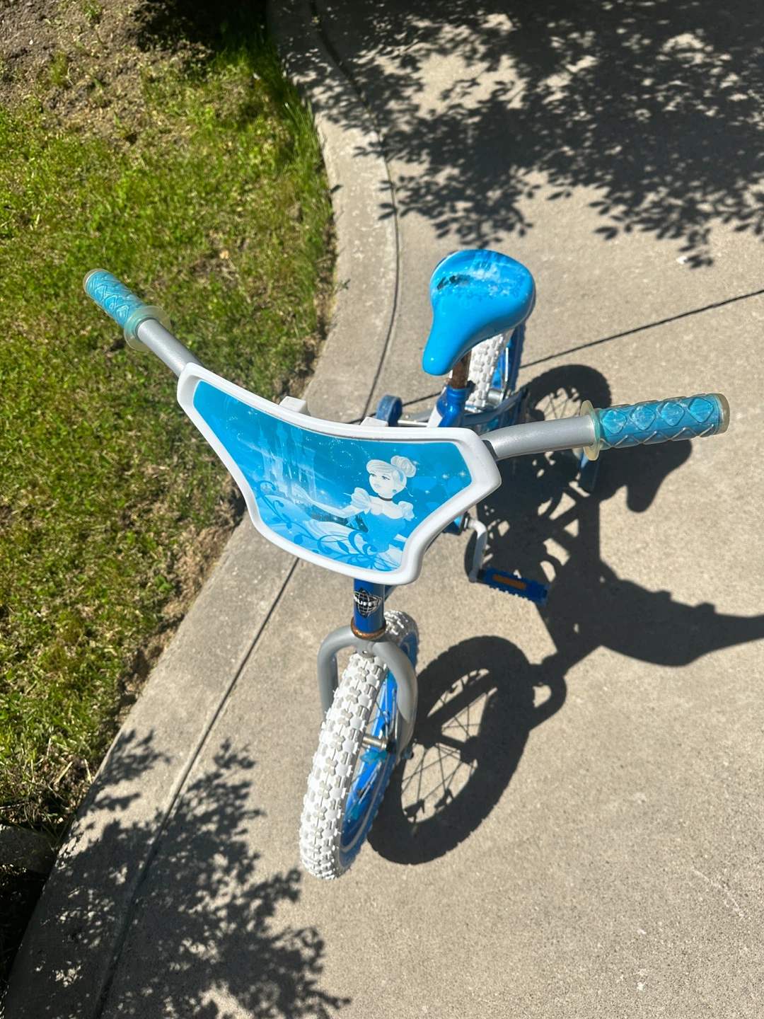 14” girls bike with training wheels - photo 3