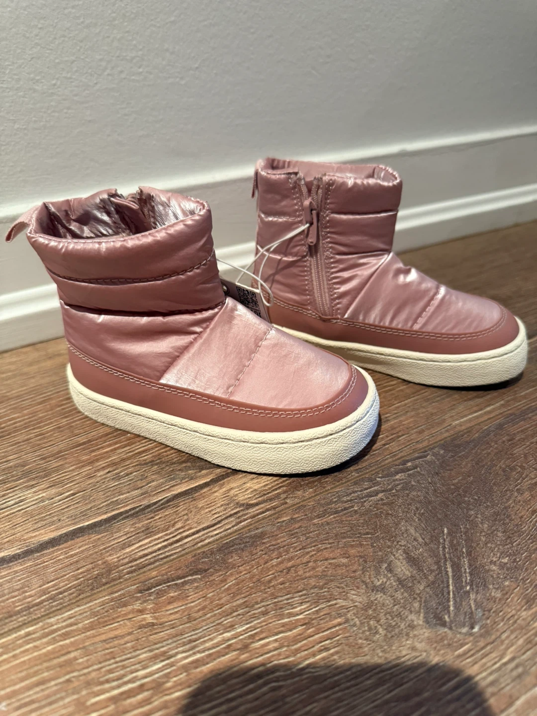 Zara Pink Puffer Boots - Size 22 - photo 2