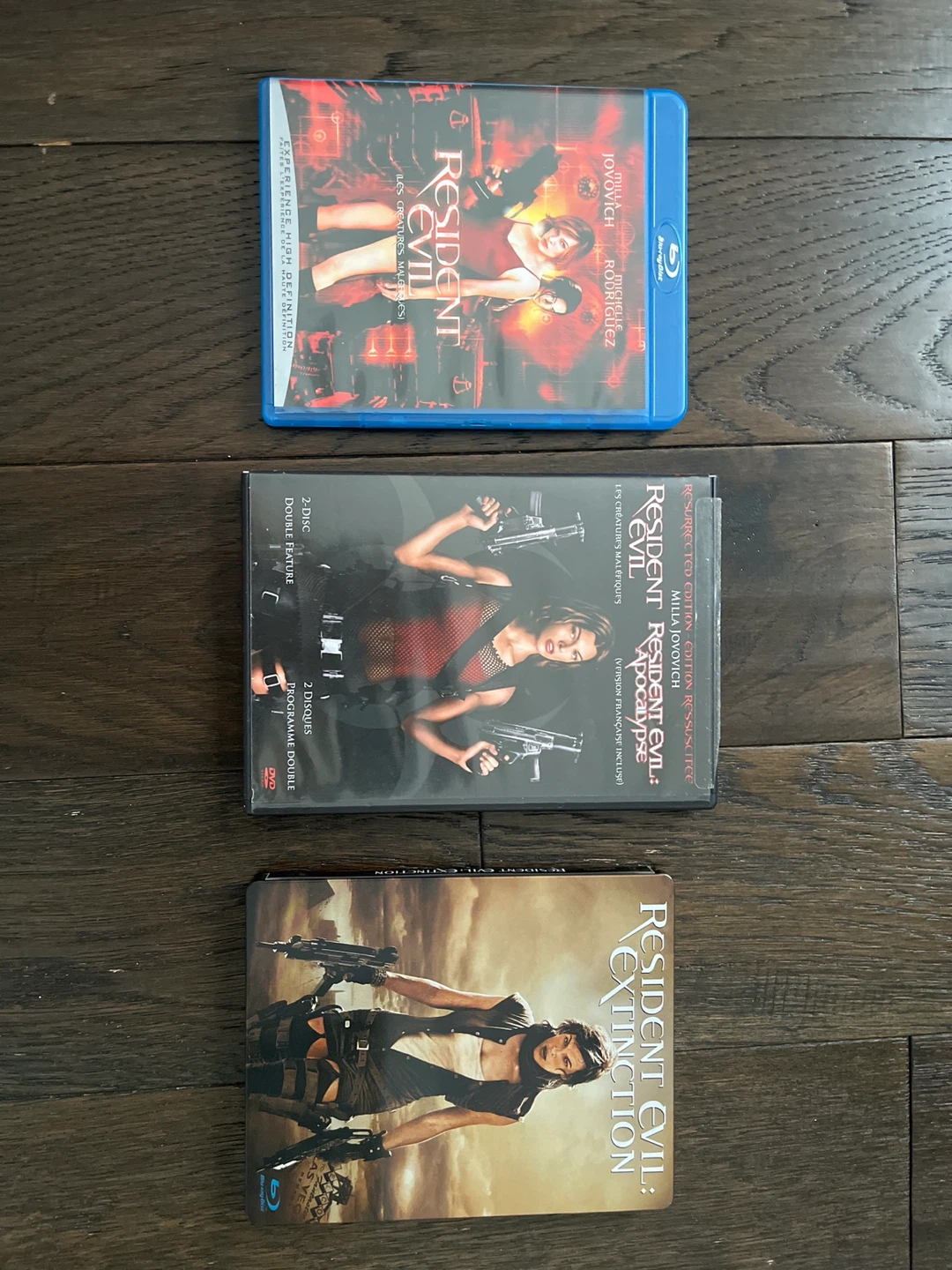 Resident Evil Blu-ray & DVD Movies