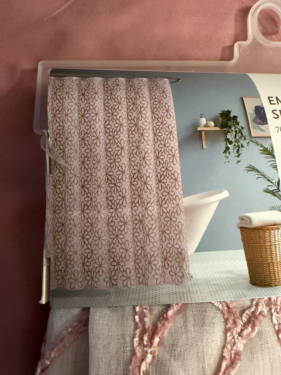 Jessica Simpson Embroidered Chenille Shower Curtain - photo 3