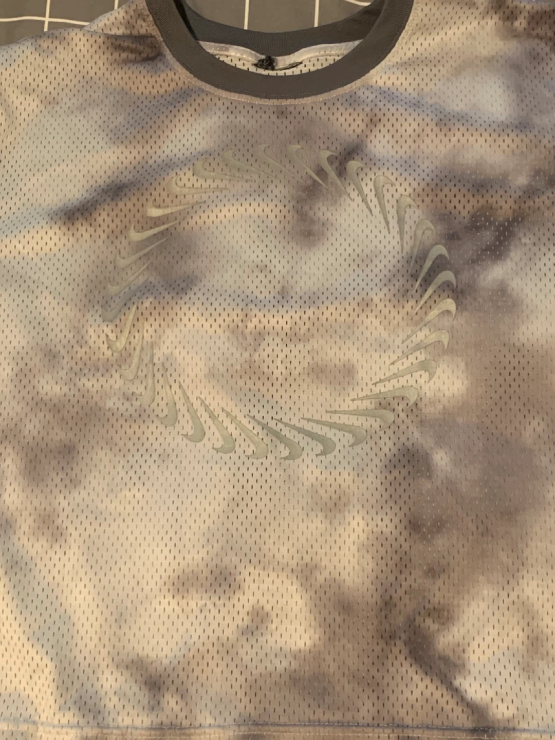 Nike Sportswear Icon Clash “Sky Dye” Mesh Crop Top Jersey Style - photo 3