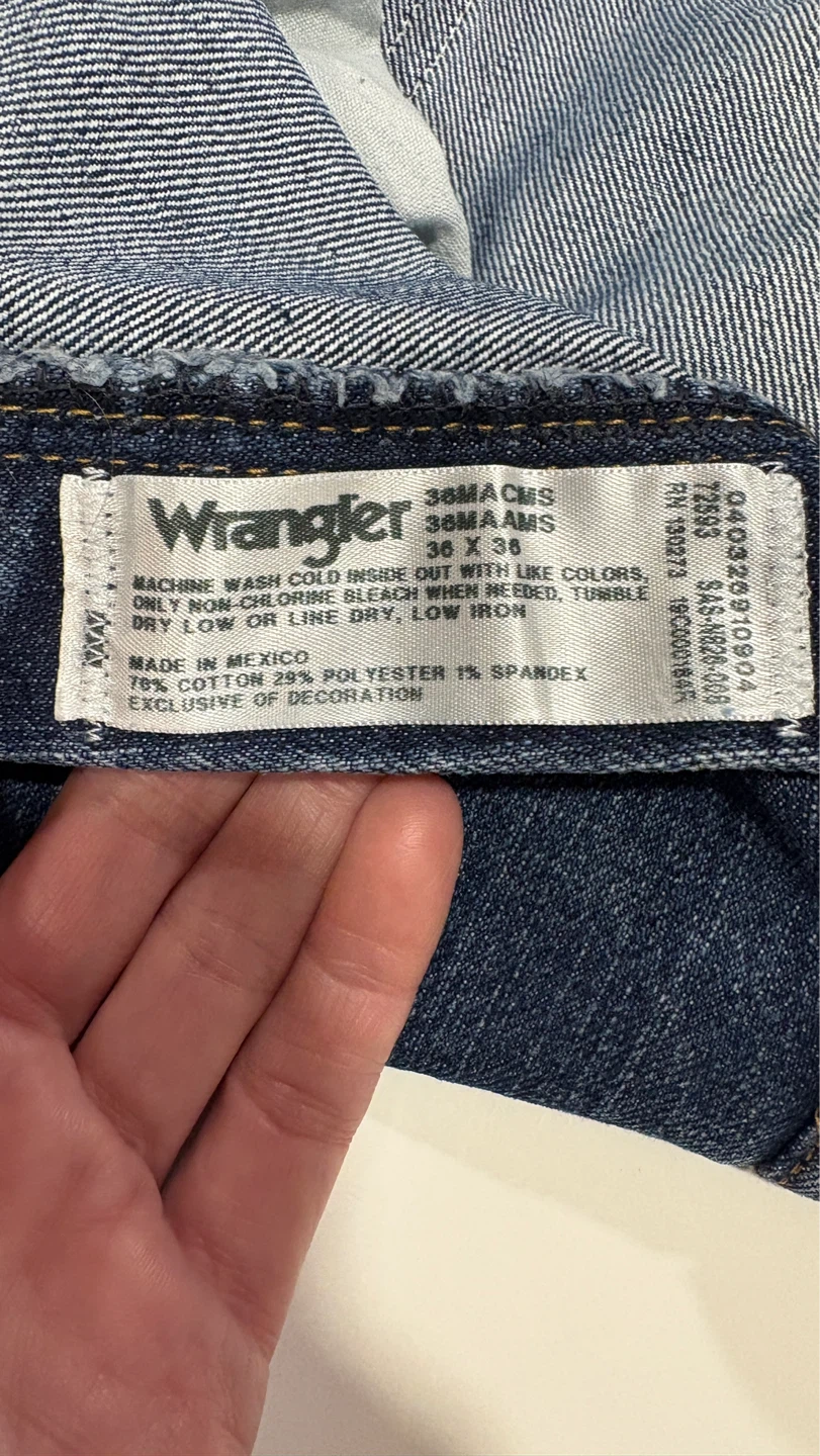 Wrangler Mens Slim Fit Advanced Comfort Jeans 36x36 - photo 4