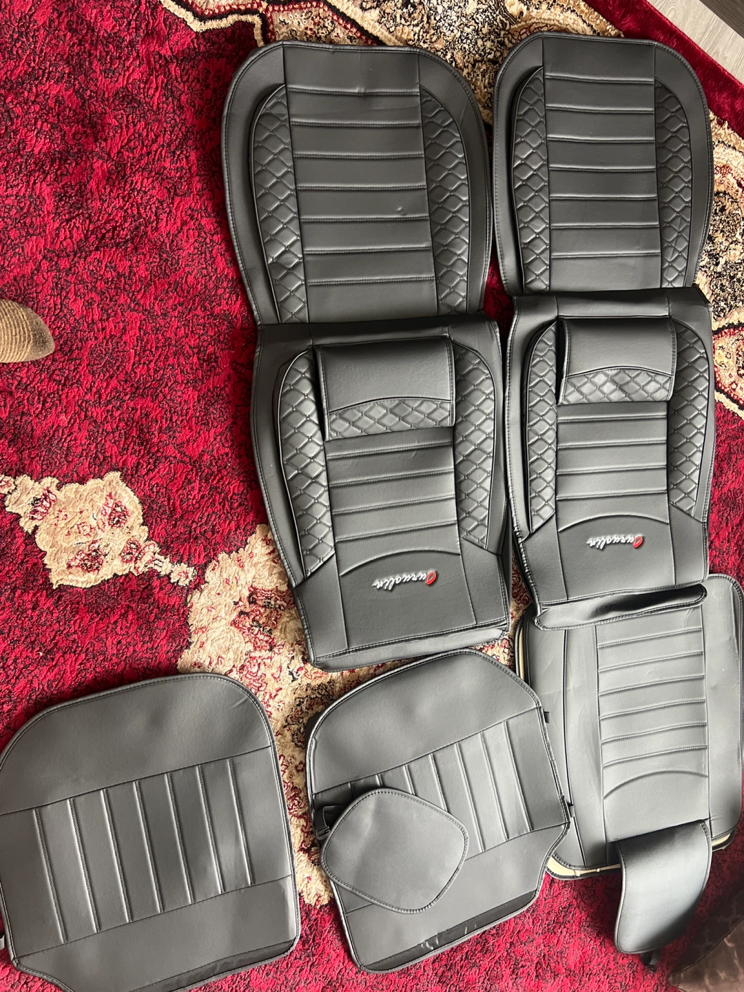 Black Leather Car Seat Covers