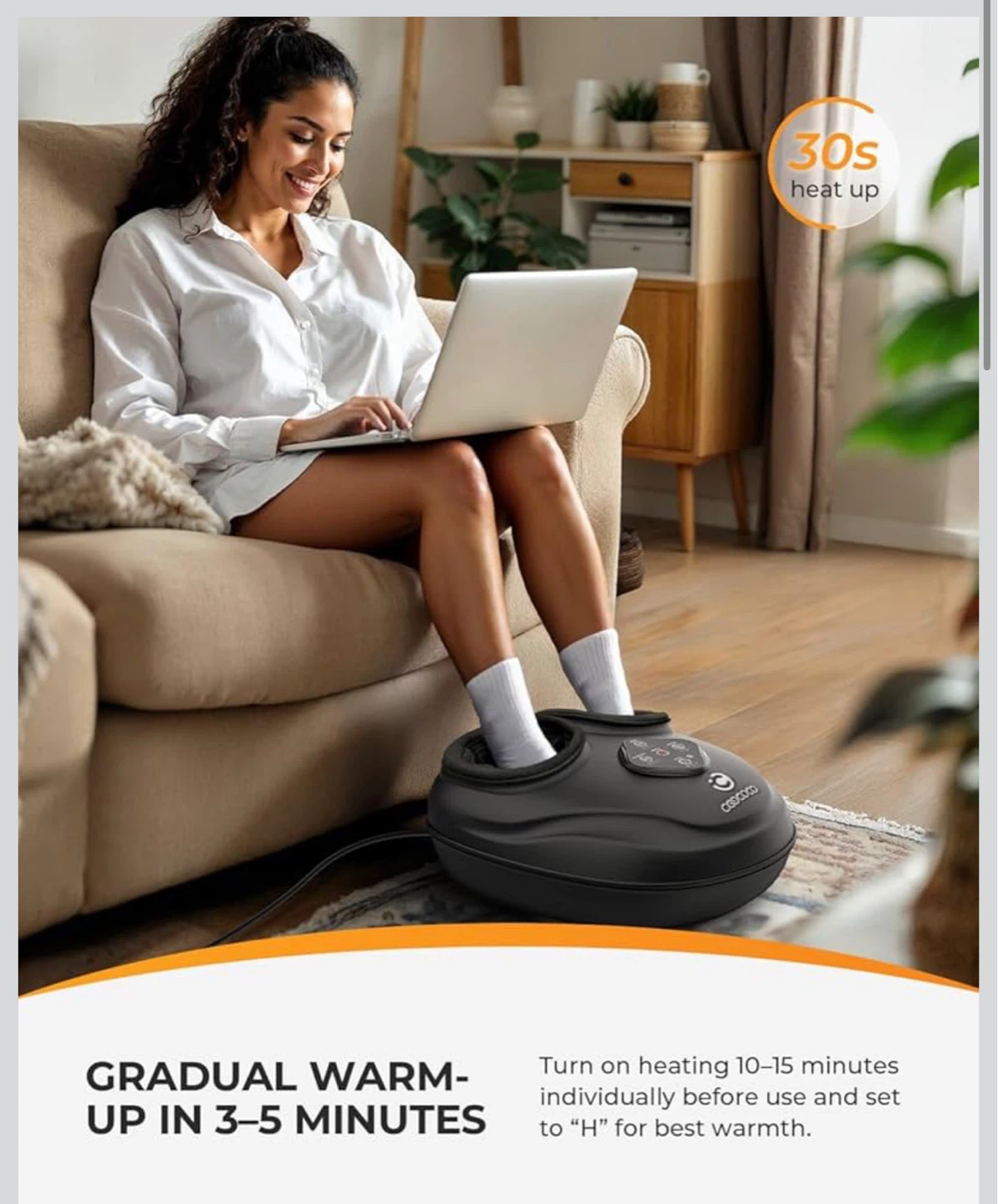 Foot Massager with Heat and Compression M22