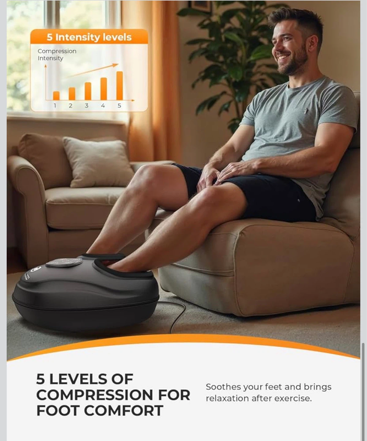 Foot Massager with Heat and Compression M22 - photo 4