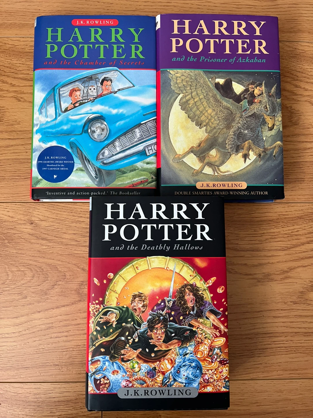 Harry Potter Books 2, 3, & 7