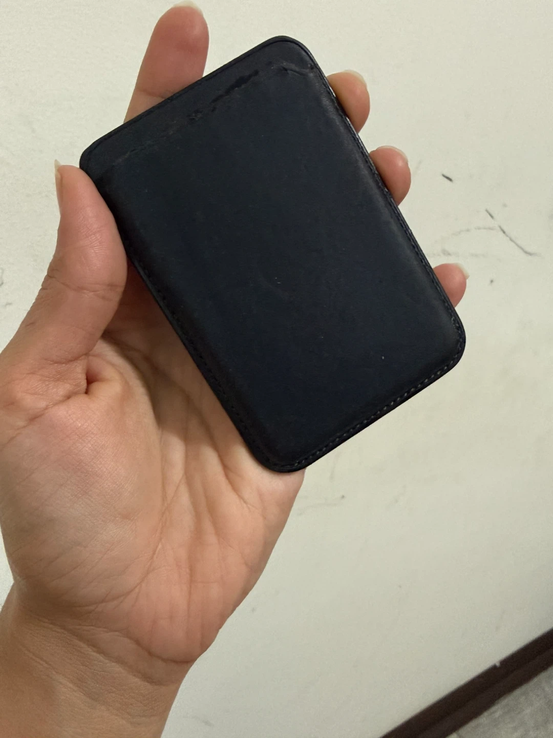 Black Leather Card Holder